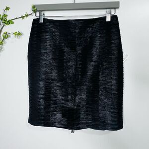 Lola & Sophie Pleated Vegan Leather Skirt NWT!